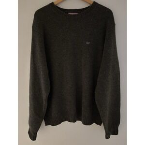 Vineyard Vines 100% Wool Men's Crewneck Sweater Size XL Cottagecore Preppy